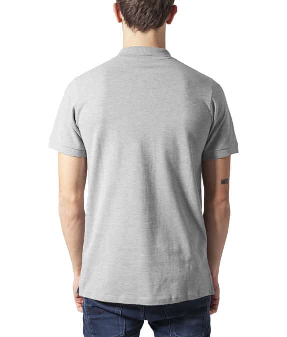 Urban Classics Heavy poloshirt grey1